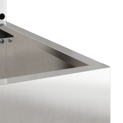 Tuinplant met Decoratief Paneel Zilver 50 x 140 cm
