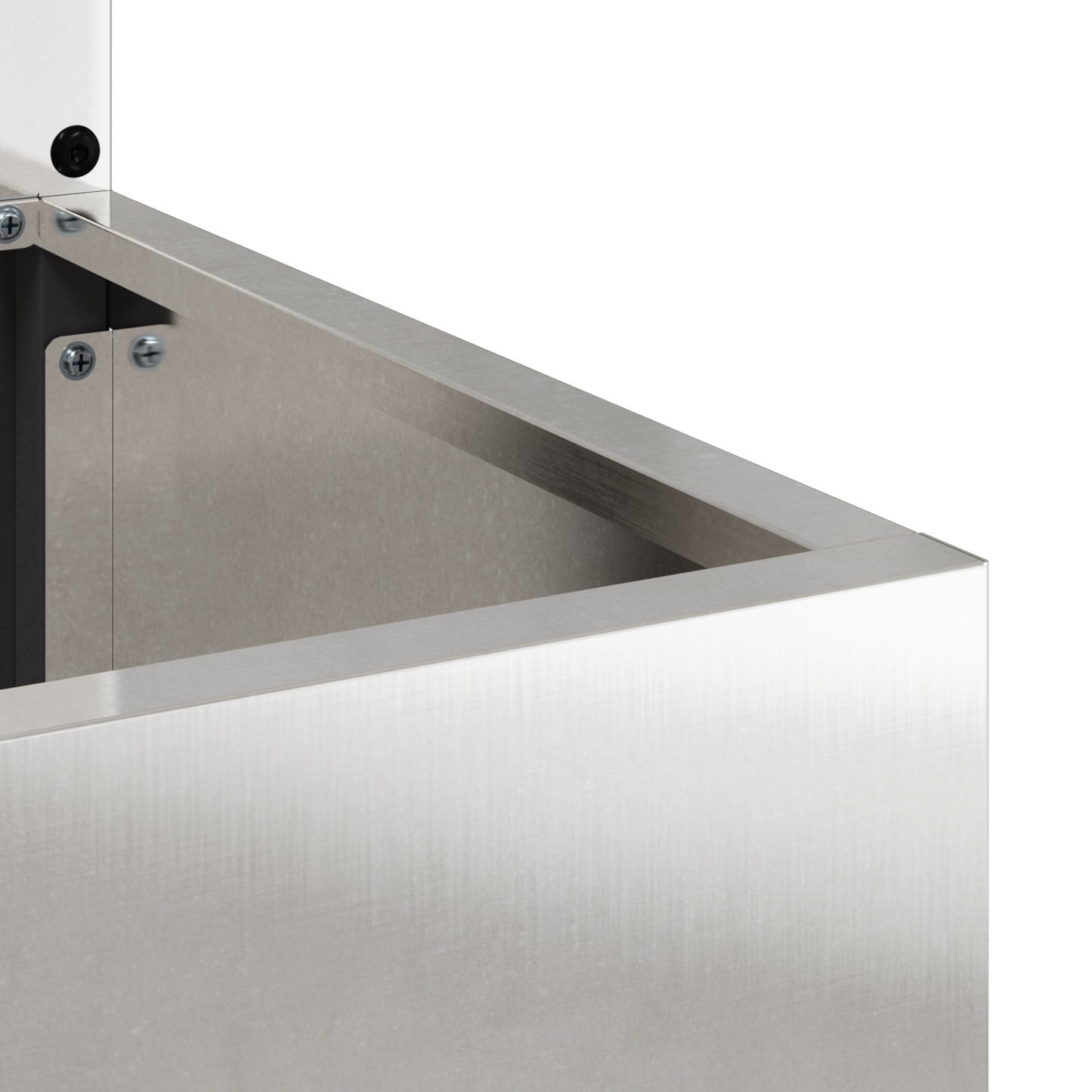 Tuinplant met Decoratief Paneel Zilver 50 x 140 cm