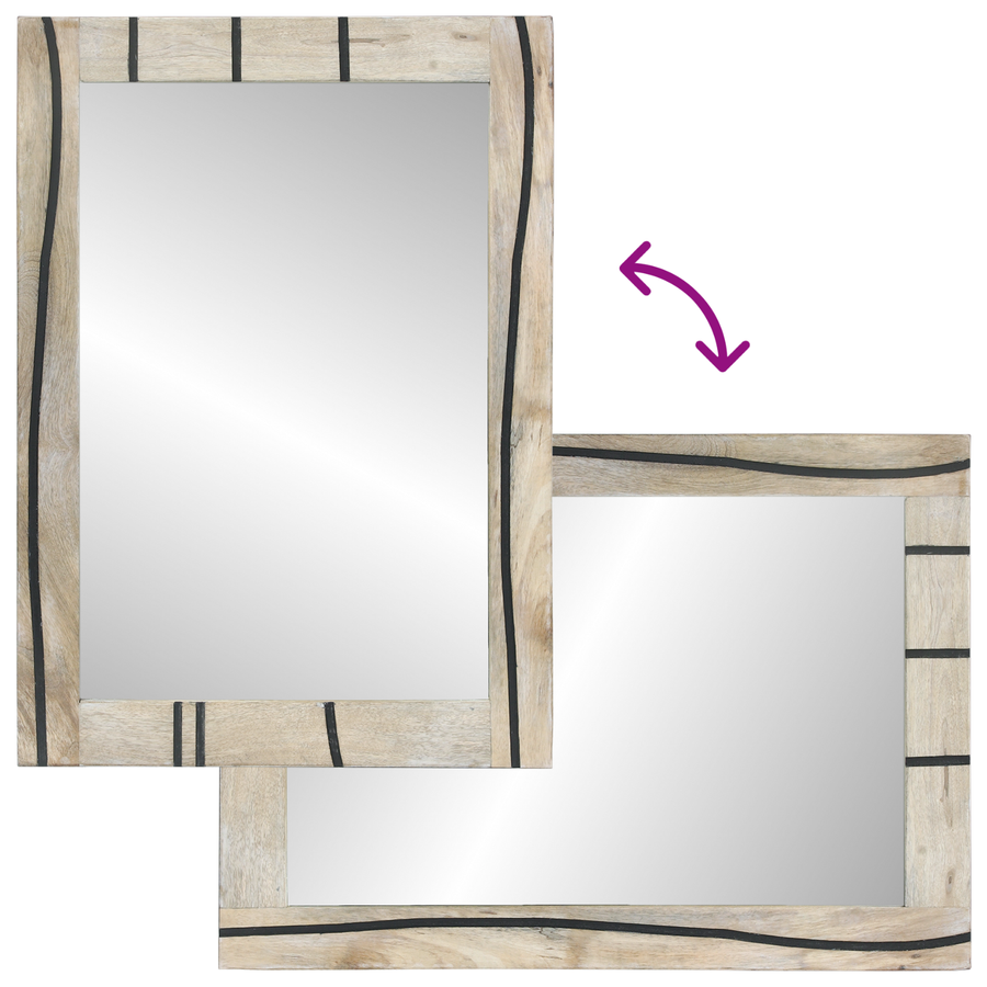Badkamermeubelset met plank met opslag met de deur met spiegel 2 pcs Wit 62 x 33 x 58 cm