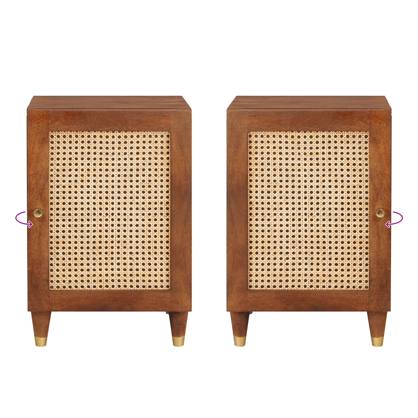 Badkamer Kast met plank met opslag met de deur Bruin 38 x 33.5 x 58 cm