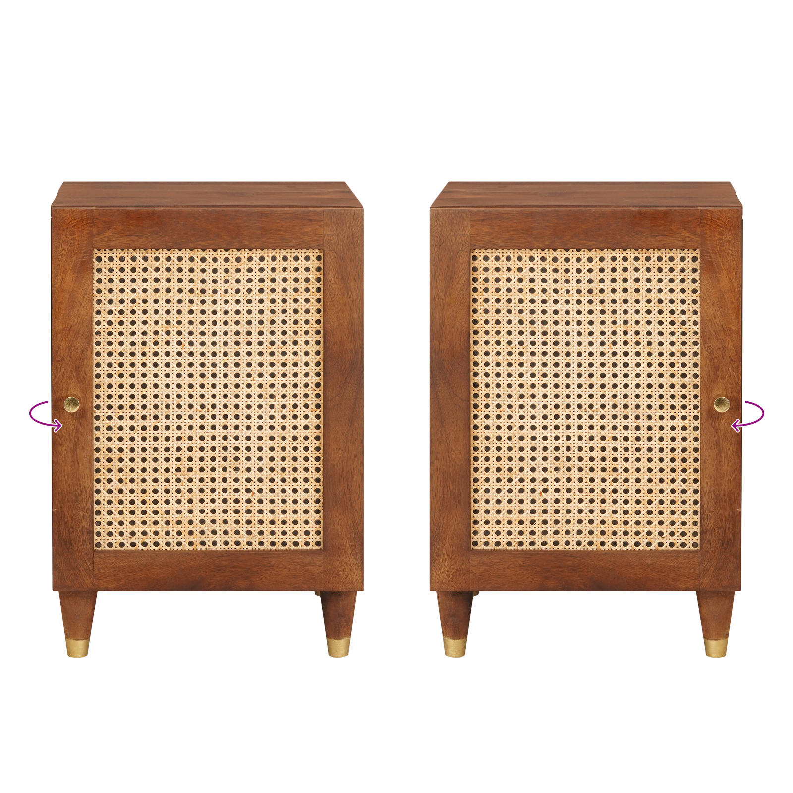 Badkamer Kast met plank met opslag met de deur Bruin 38 x 33.5 x 58 cm
