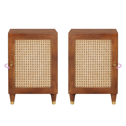 Badkamer Kast met plank met opslag met de deur Bruin 38 x 33.5 x 58 cm