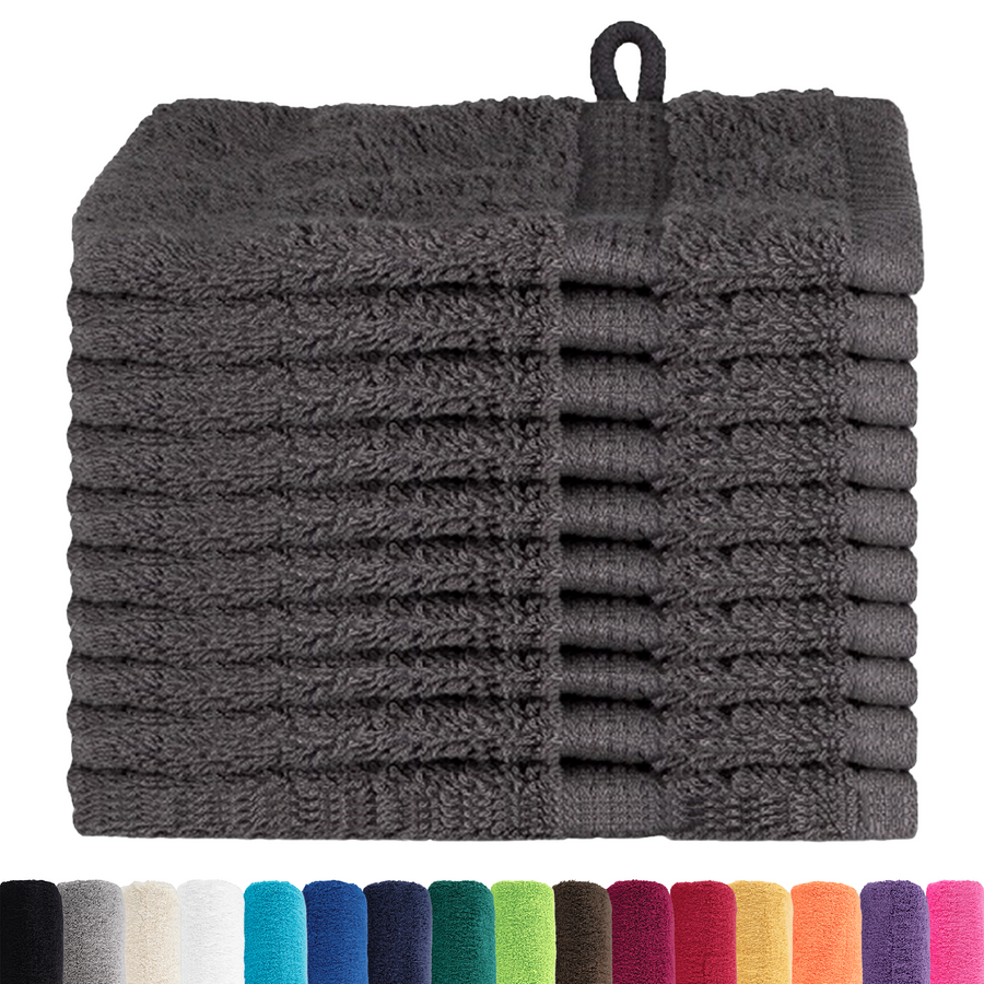 Waskruisjes 10 pcs Antraciet 15 x 21 cm Katoen