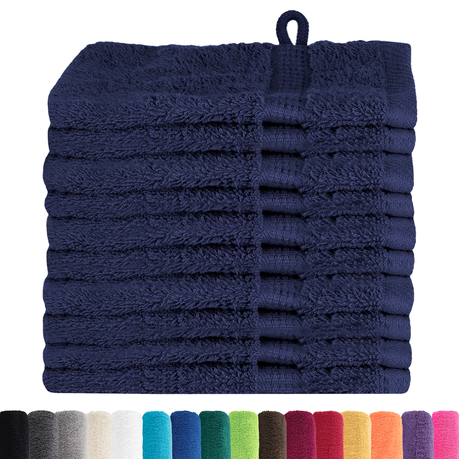 Waskruisjes 10 pcs Marineblauw 15 x 21 cm Katoen