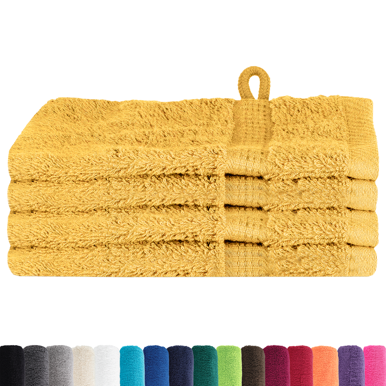 Waskruisjes 4 pcs Goud 15 x 21 cm Katoen