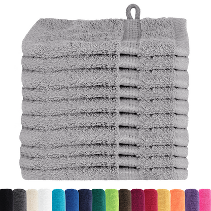 Waskruisjes 10 pcs Grijs 15 x 21 cm Katoen