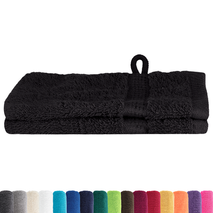Waskruisjes 2 pcs Zwart 15 x 21 cm Katoen