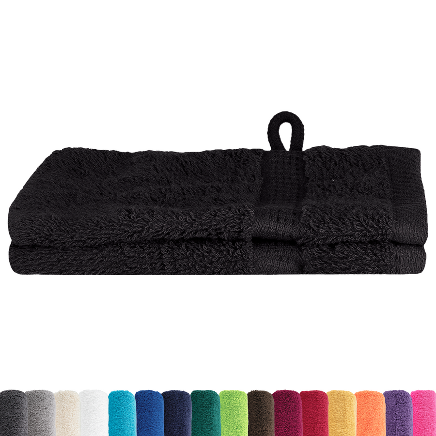 Waskruisjes 2 pcs Zwart 15 x 21 cm Katoen
