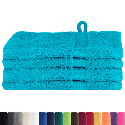 Waskruisjes 4 pcs Turquoise 15 x 21 cm Katoen