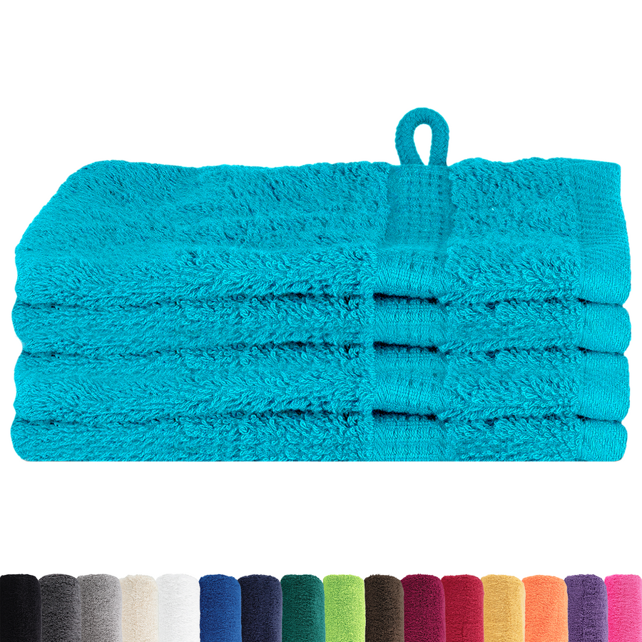 Waskruisjes 4 pcs Turquoise 15 x 21 cm Katoen