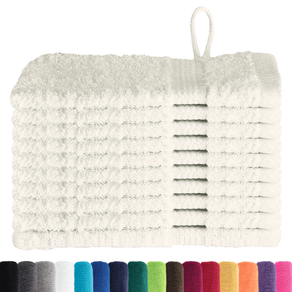 Waskruisjes 10 pcs Crème 15 x 21 cm Katoen