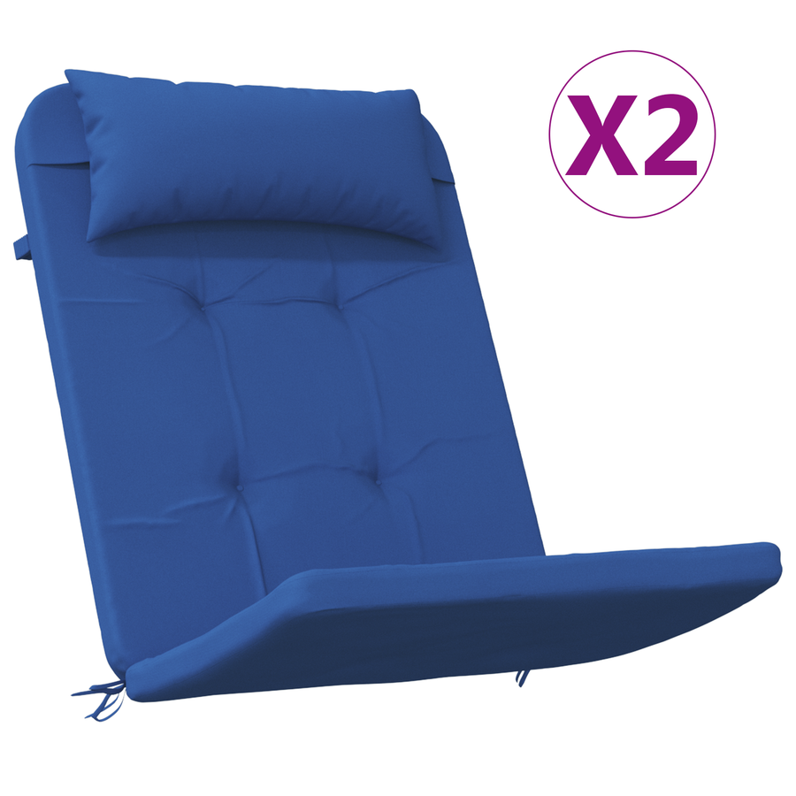 Blauwe Kussen Set Blauw Katoen, Hout Standaard Kussen Set