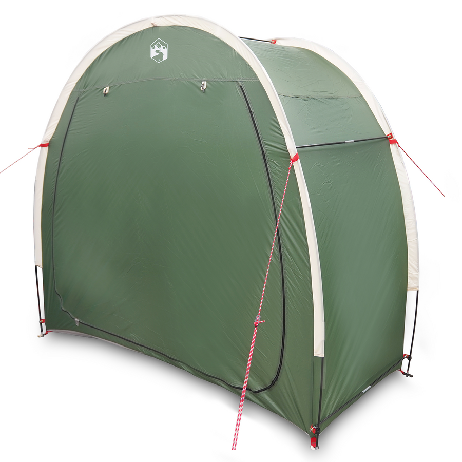 Achteropslag tent met dak met opslag met luchtopening Groen 210 x 90 x 174 cm