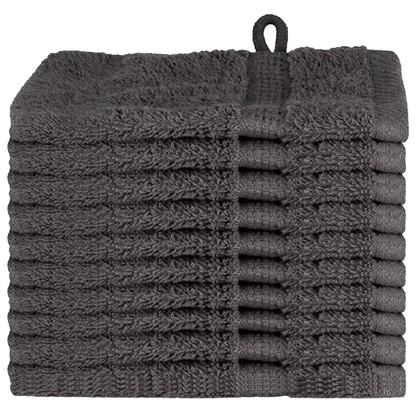 Waskruisjes 10 pcs Antraciet 15 x 21 cm Katoen