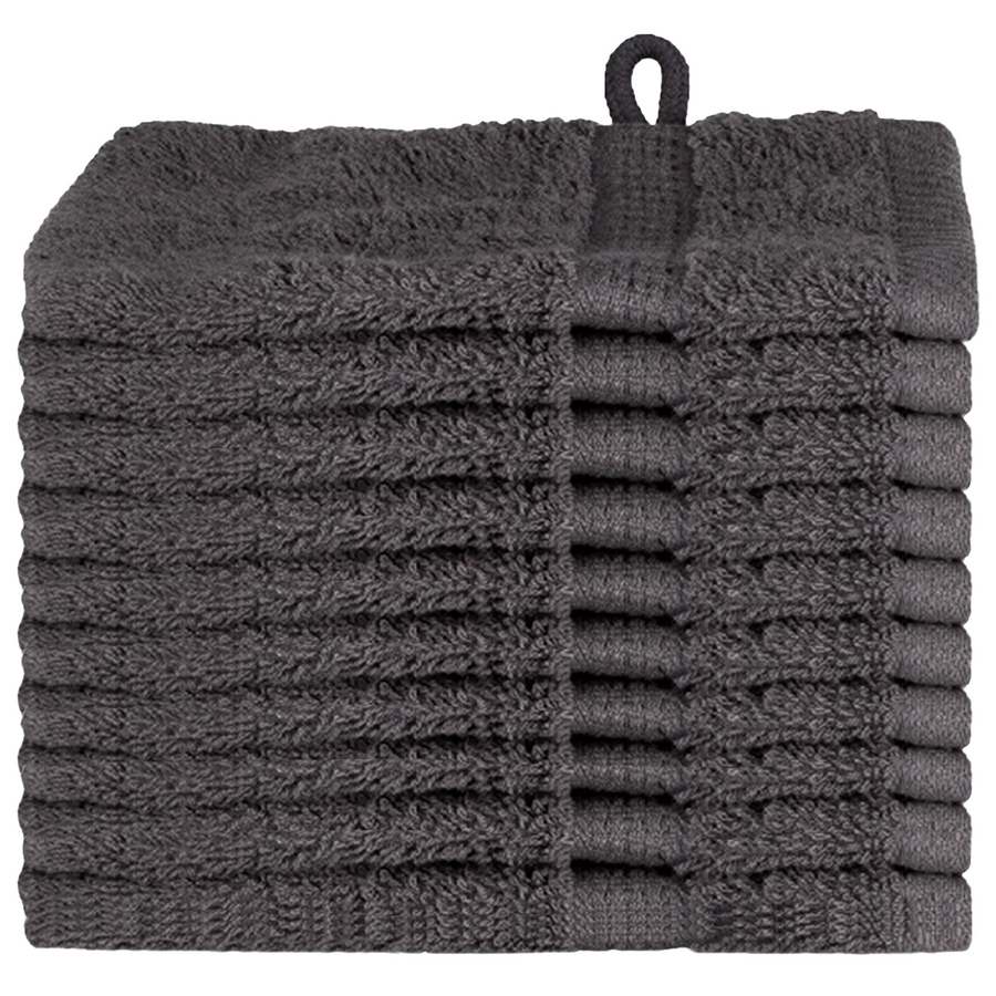 Waskruisjes 10 pcs Antraciet 15 x 21 cm Katoen