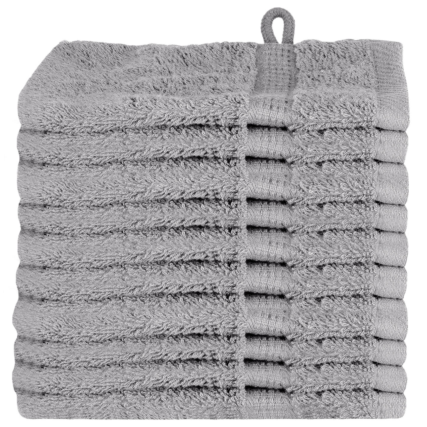 Waskruisjes 10 pcs Grijs 15 x 21 cm Katoen