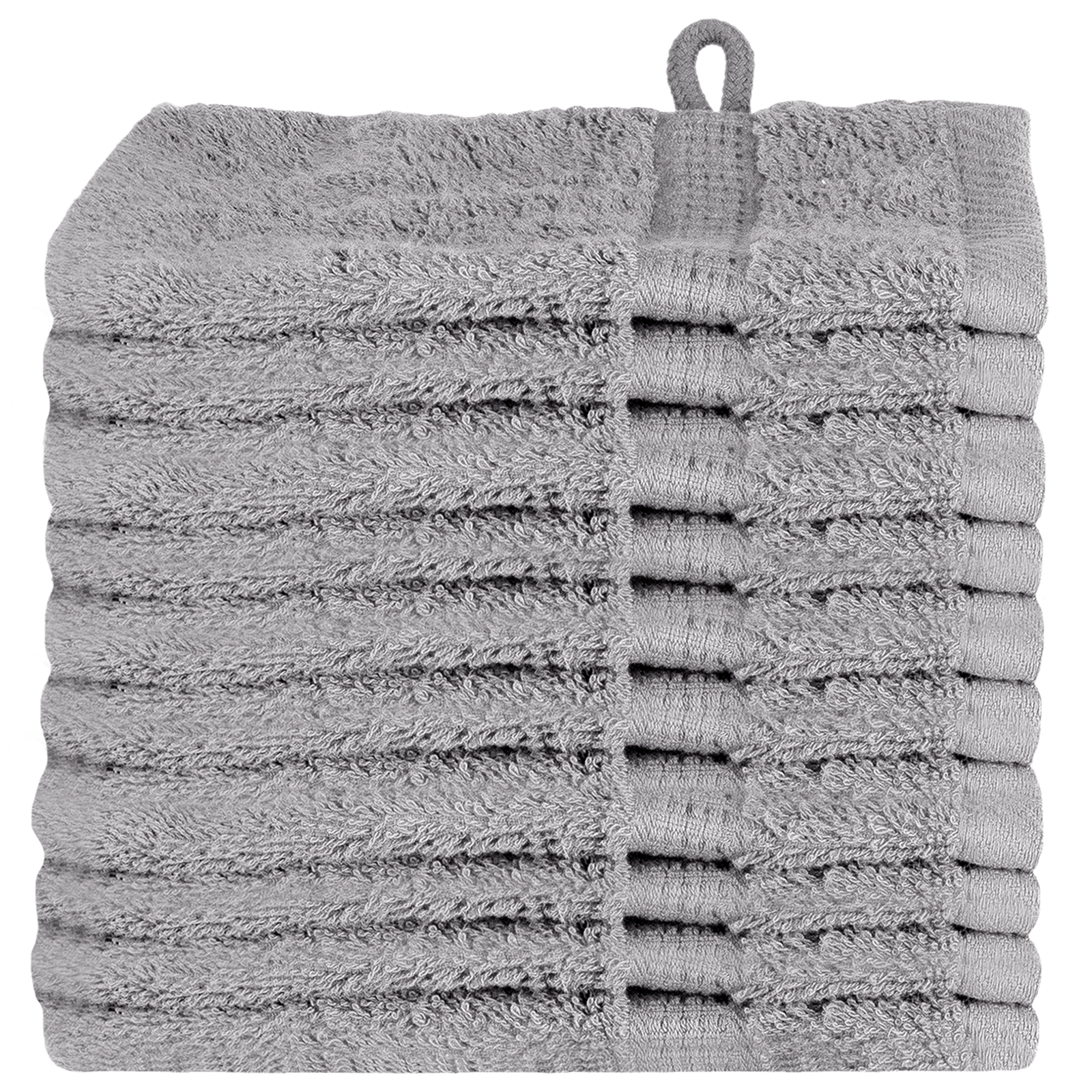 Waskruisjes 10 pcs Grijs 15 x 21 cm Katoen