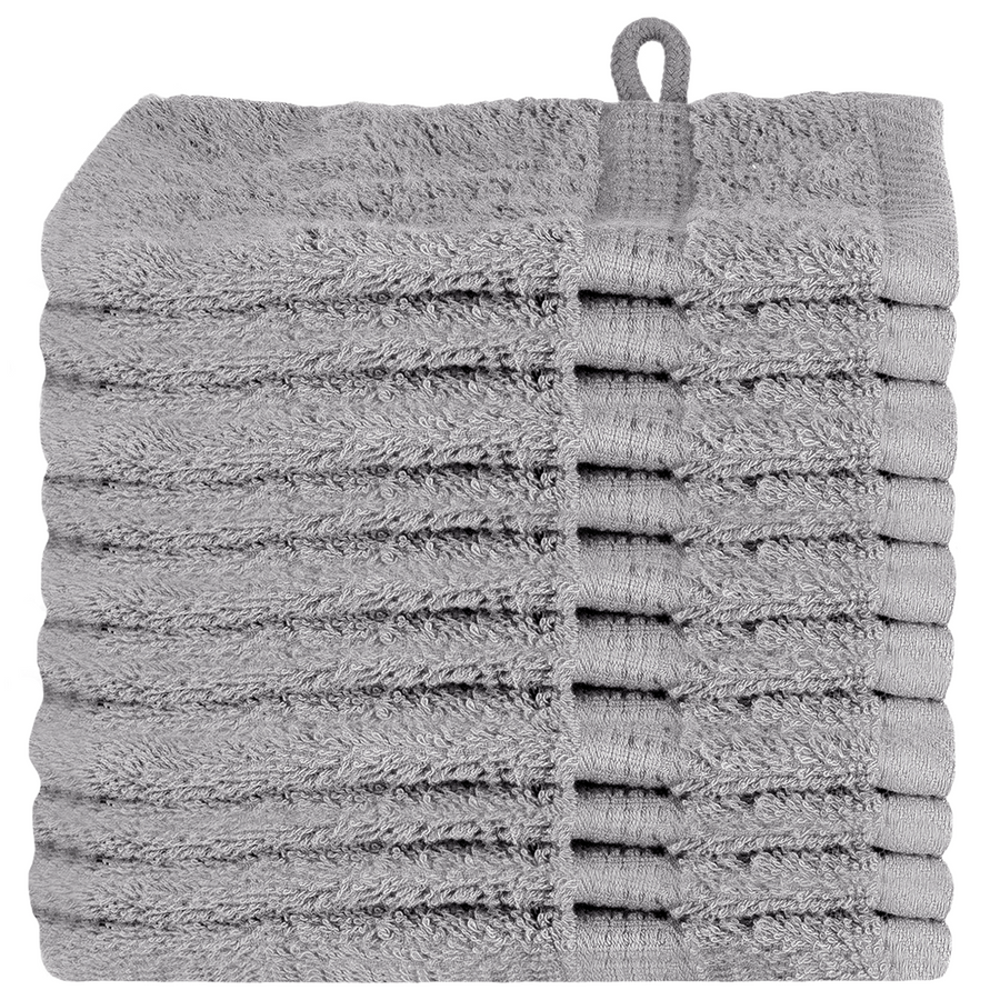 Waskruisjes 10 pcs Grijs 15 x 21 cm Katoen