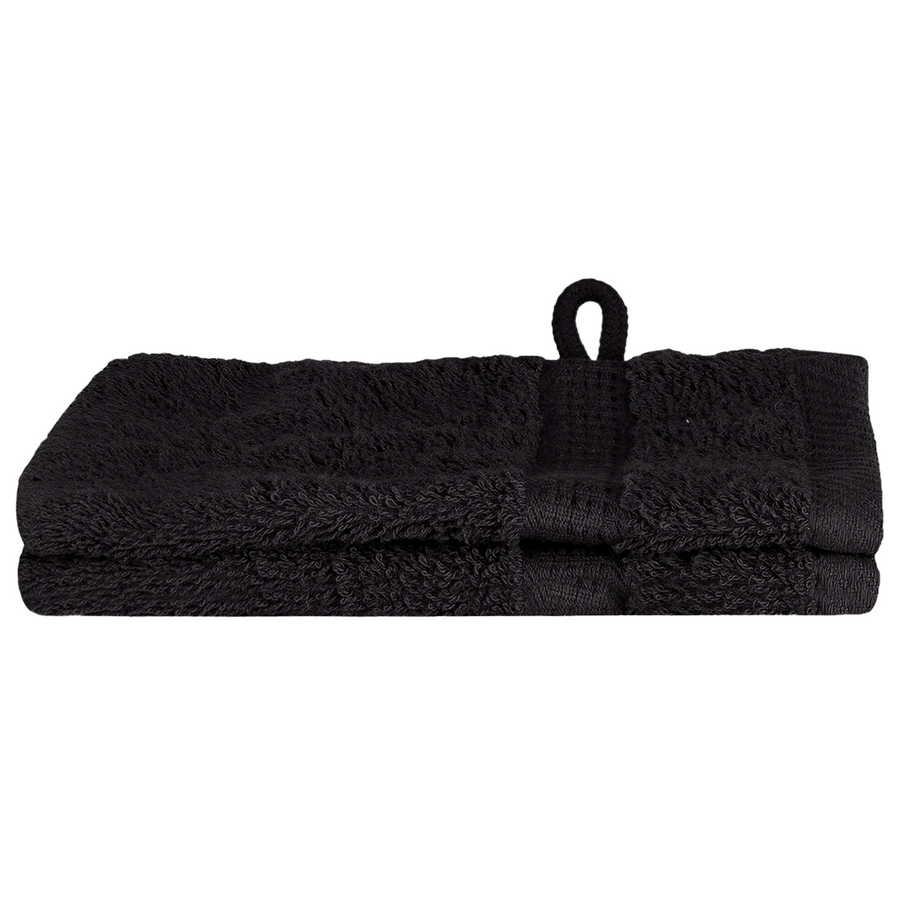 Waskruisjes 2 pcs Zwart 15 x 21 cm Katoen