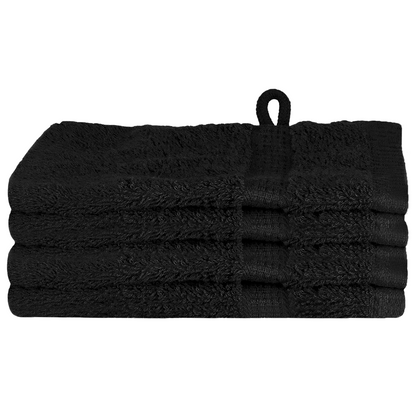 Waskruisjes 4 pcs Zwart 15 x 21 cm Katoen