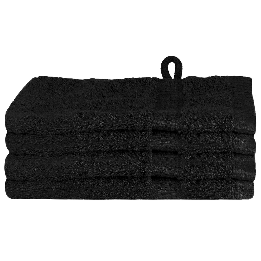 Waskruisjes 4 pcs Zwart 15 x 21 cm Katoen