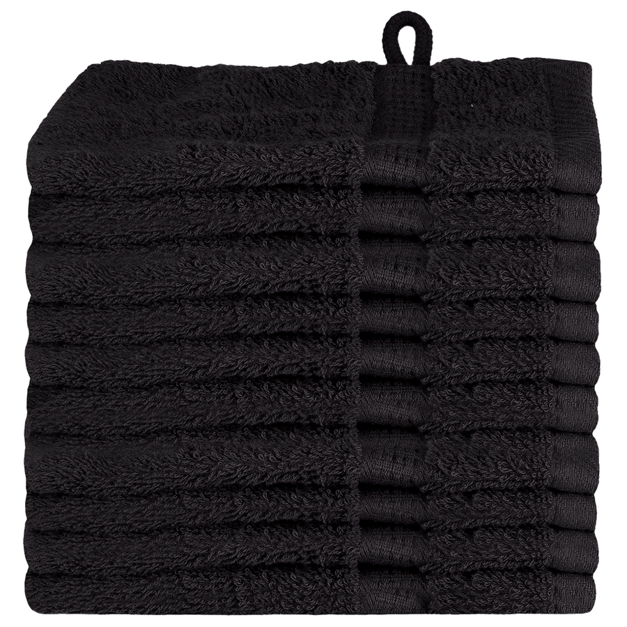 Waskruisjes 10 pcs Zwart 15 x 21 cm Katoen