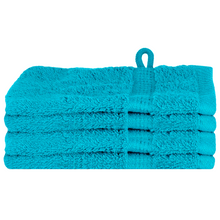 Waskruisjes 4 pcs Turquoise 15 x 21 cm Katoen