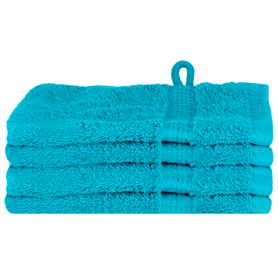 Waskruisjes 4 pcs Turquoise 15 x 21 cm Katoen