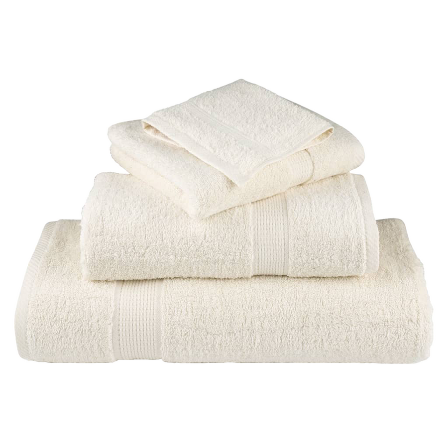 Waskruisjes 2 pcs Crème 15 x 21 cm Katoen
