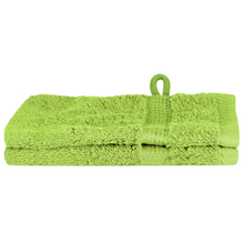 Waskruisjes 2 pcs Appelgroen 15 x 21 cm Katoen