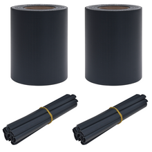 Tuin Privacyschermen 2 pcs Donkergrijs 35 x 0,19 m PVC