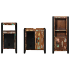 Bathroom Cabinet Set with Drawer 3 pcs Solid Reclaimed Wood