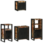 Badkamermeubelset 55x35x60 cm massief gerecycled hout