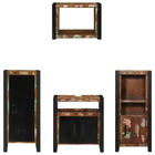 Badkamermeubelset 40x35x90 cm massief gerecycled hout