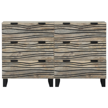 Dressoirs 2 pcs Wit 60 x 33,5 x 75 cm Massief ruw mango hout