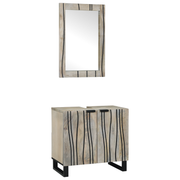 Badkamermeubelset wit 62x33x58 cm