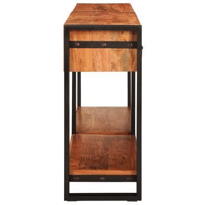 Console Tafel 2 2 pcs Bruin 160 x 33 x 75 cm Massief acaciahout
