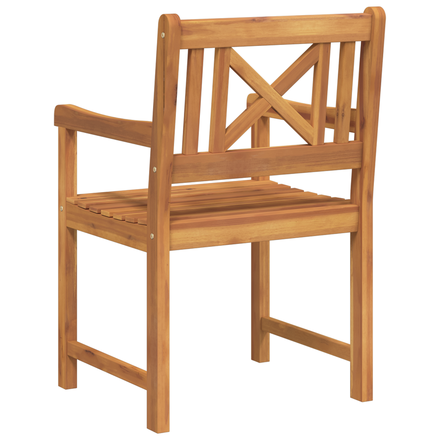 tuinmeubels 4 stuks 56x55.5x90 cm Massief hout Acacia