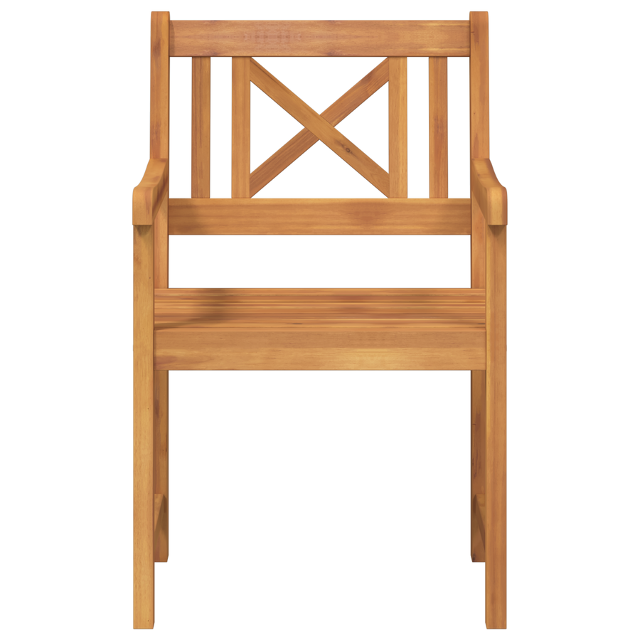 tuinmeubels 4 stuks 56x55.5x90 cm Massief hout Acacia