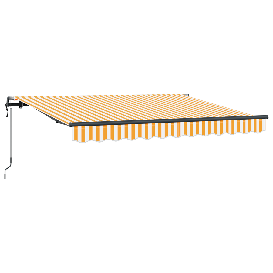Automatische Uittrekbare Ligbed Geel en Wit 300x200 cm