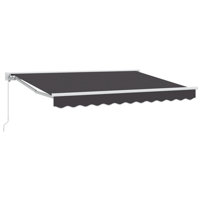 Handmatig Uittrekbaar Ligbed Anthraciet 300x200 cm