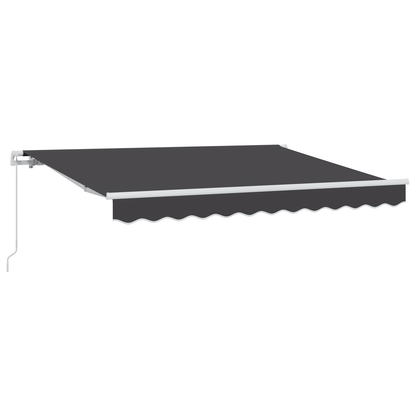 Handmatig Uittrekbaar Ligbed Antraciet 300x200 cm