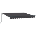 Retractable Awning Anthracite 300 x 200 cm Fabric