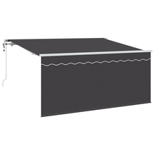 Inklapbaar Zonnescherm Antraciet 300 x 200 cm Polyester