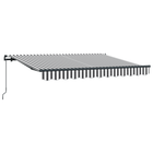 Retractable Awning Anthracite 300 x 200 cm Fabric