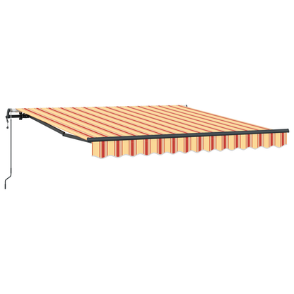 Automatische Inklapbare Luifel Geel en Oranje 300x250 cm