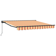Retractable Awning Multicoloured 300 x 250 cm