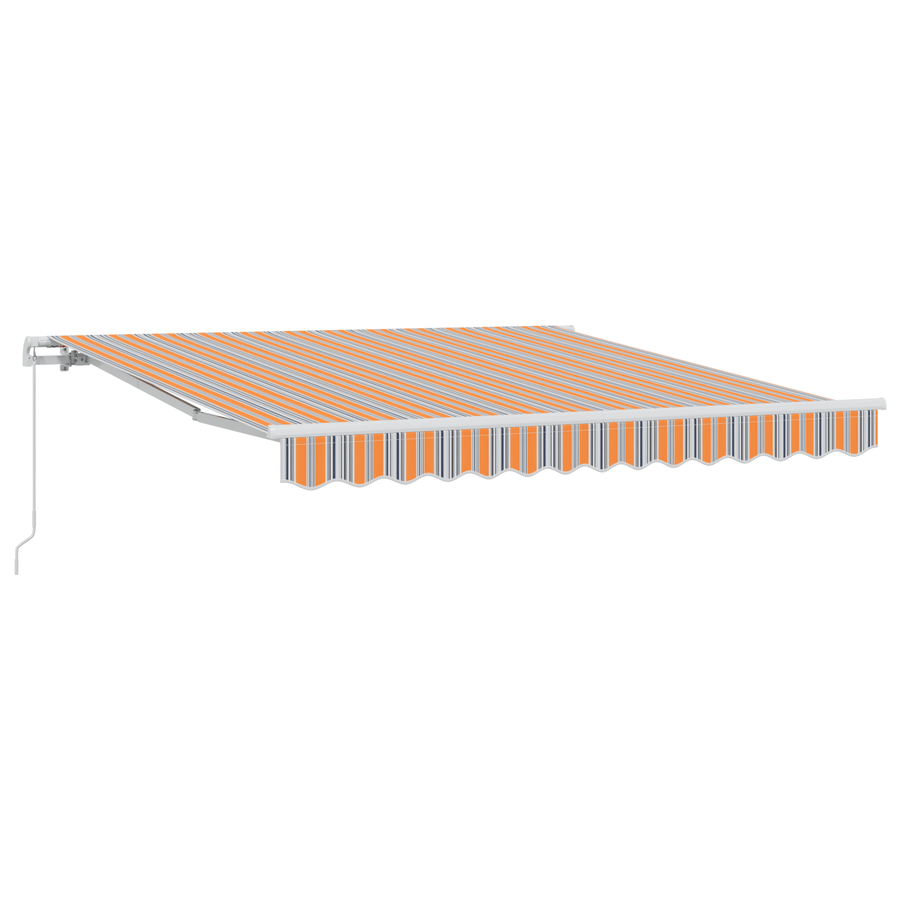 Handmatig Uittrekbaar Ligbed Meerkleurige Streep 300x250 cm