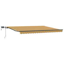 Handmatige Inklapbare Luifel met LED Meerkleurige Streep 400x300 cm