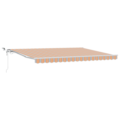 Automatische Inklapbare Luifel met LED Multicolor Streep 450x300 cm